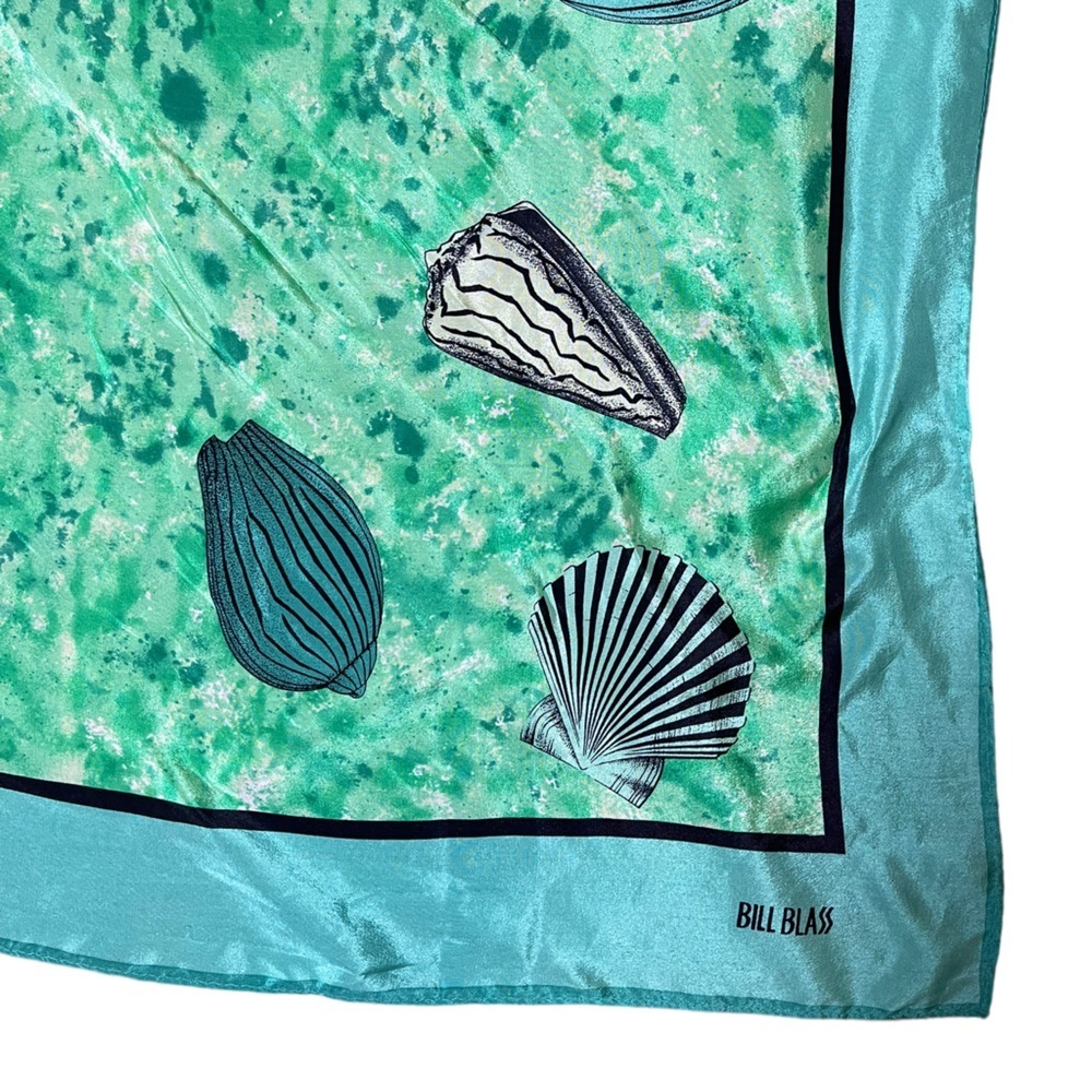 Bill Blass Vintage Silk  Scarf - Picture 2 of 2